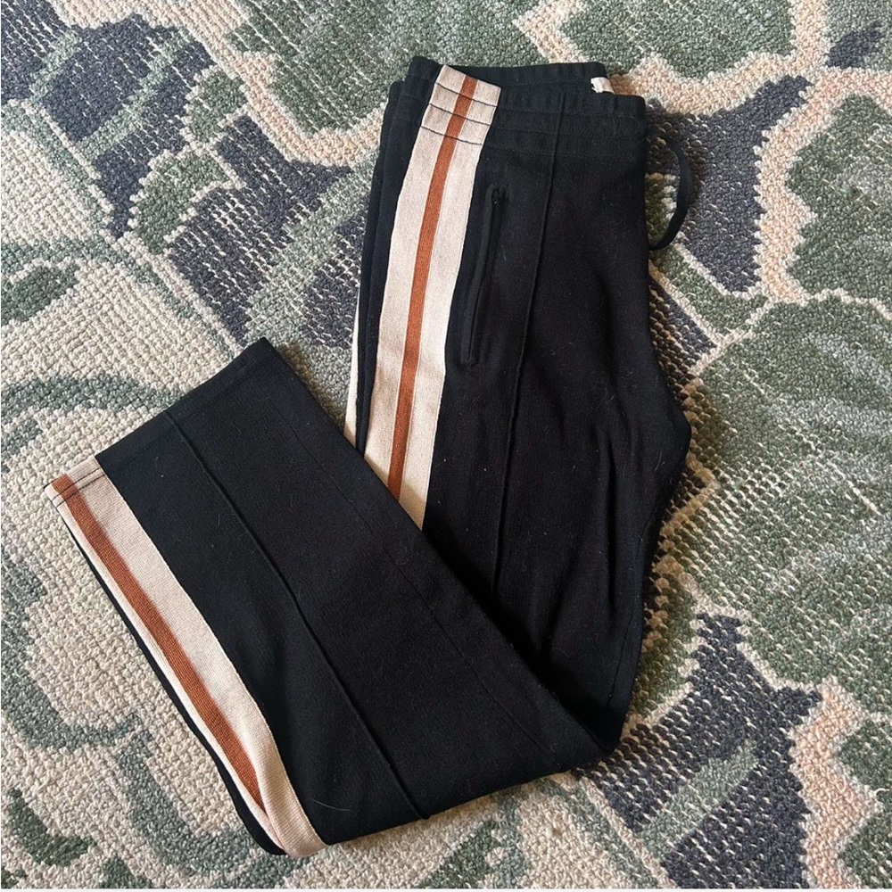 Isabel Marant Etoile trackpants/sweatpants with orange/white stripe, size 38